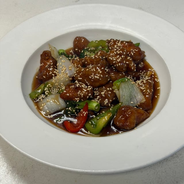 Sesame Chicken Special.
