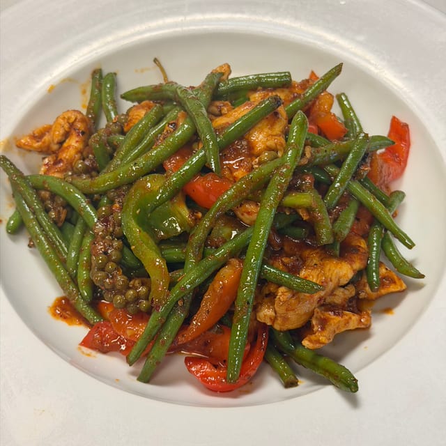 Spicy Green Beans Stir-Fry.