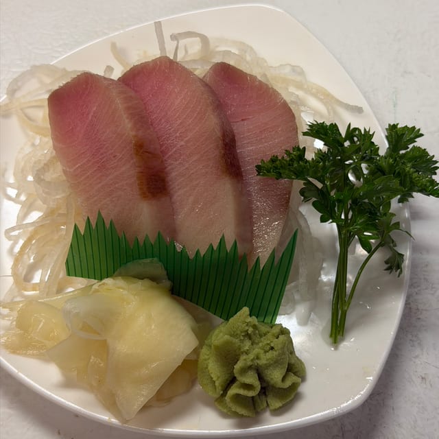 Hamachi Sashimi.