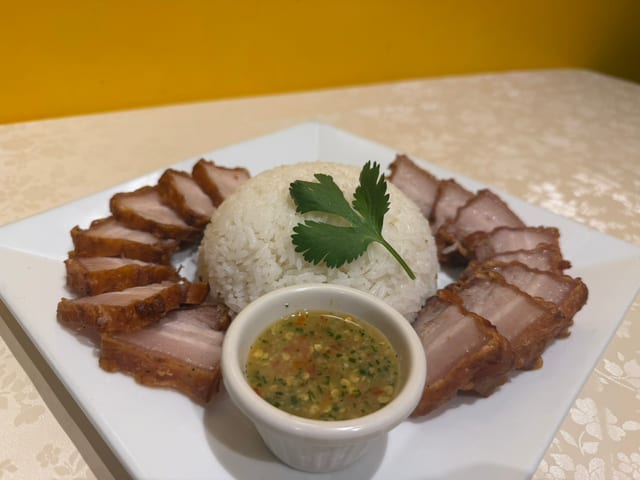 Crispy Crispy Pork Belly Special.