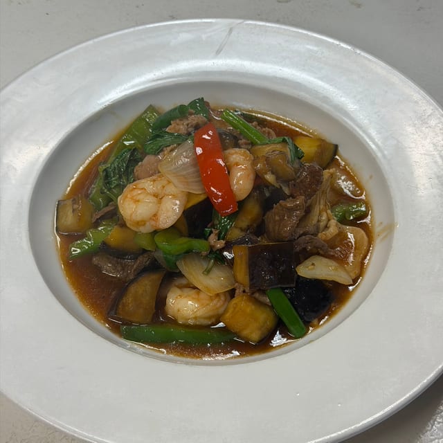 Eggplant Stir-Fry.